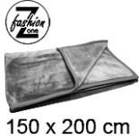 Decke Fellimitat Wohndecke wollweiss 150x200 cm