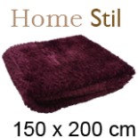Decke Microfaser Felldecke lila STONE 150x200 cm