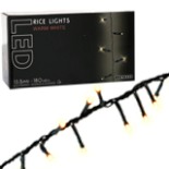 Lichterkette 180 LED warm-weiss für innen und außen Kab