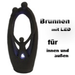 Brunnen LUCTOR Fiberglas mit LED-Beleuchtung