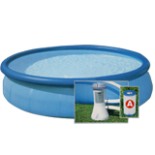 Pool Set EASY 366 x 76 cm Filterpumpe inkl. DVD INTEX