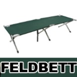 Feldbett inkl.Tragetasche dunkelgrün