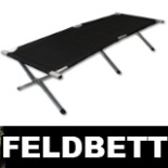 Feldbett inkl.Tragetasche schwarz