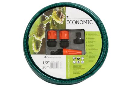 Garten Schlauch 20 Meter mit Zubehör 1/2  Zoll  grün Ge