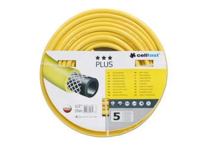 Garten Schlauch 25 Meter gelb 1/2  Zoll Gewebeschlauch
